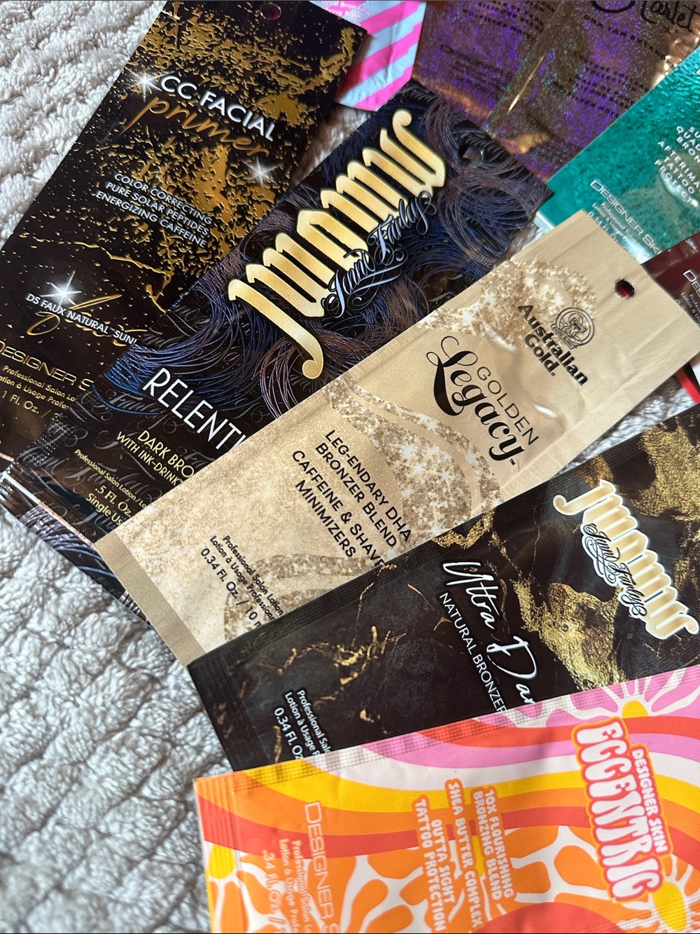 NEW Assorted Tanning lotion and Bronzer Packets 15 Lot - Picture 4 of 4